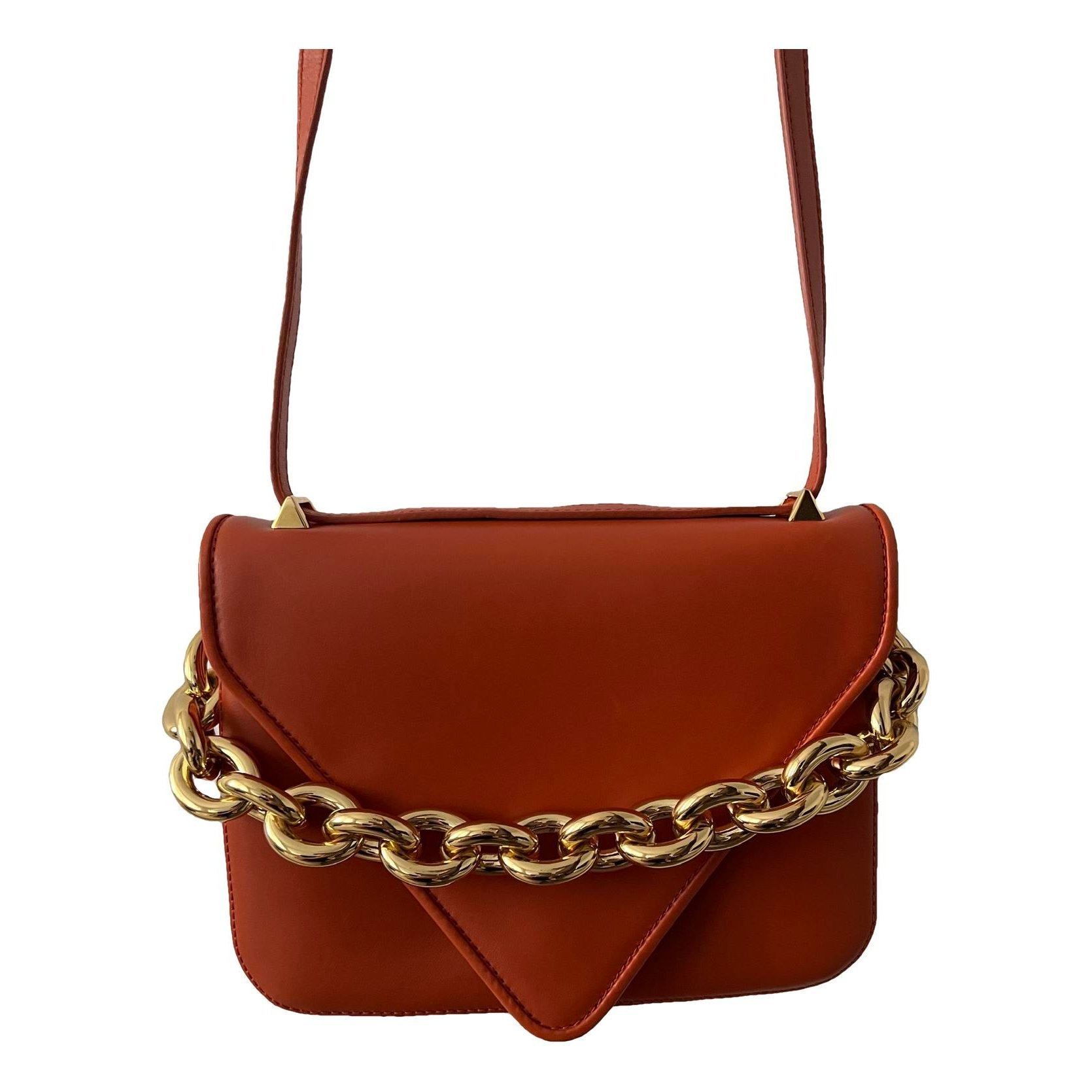 Mount leather crossbody bag