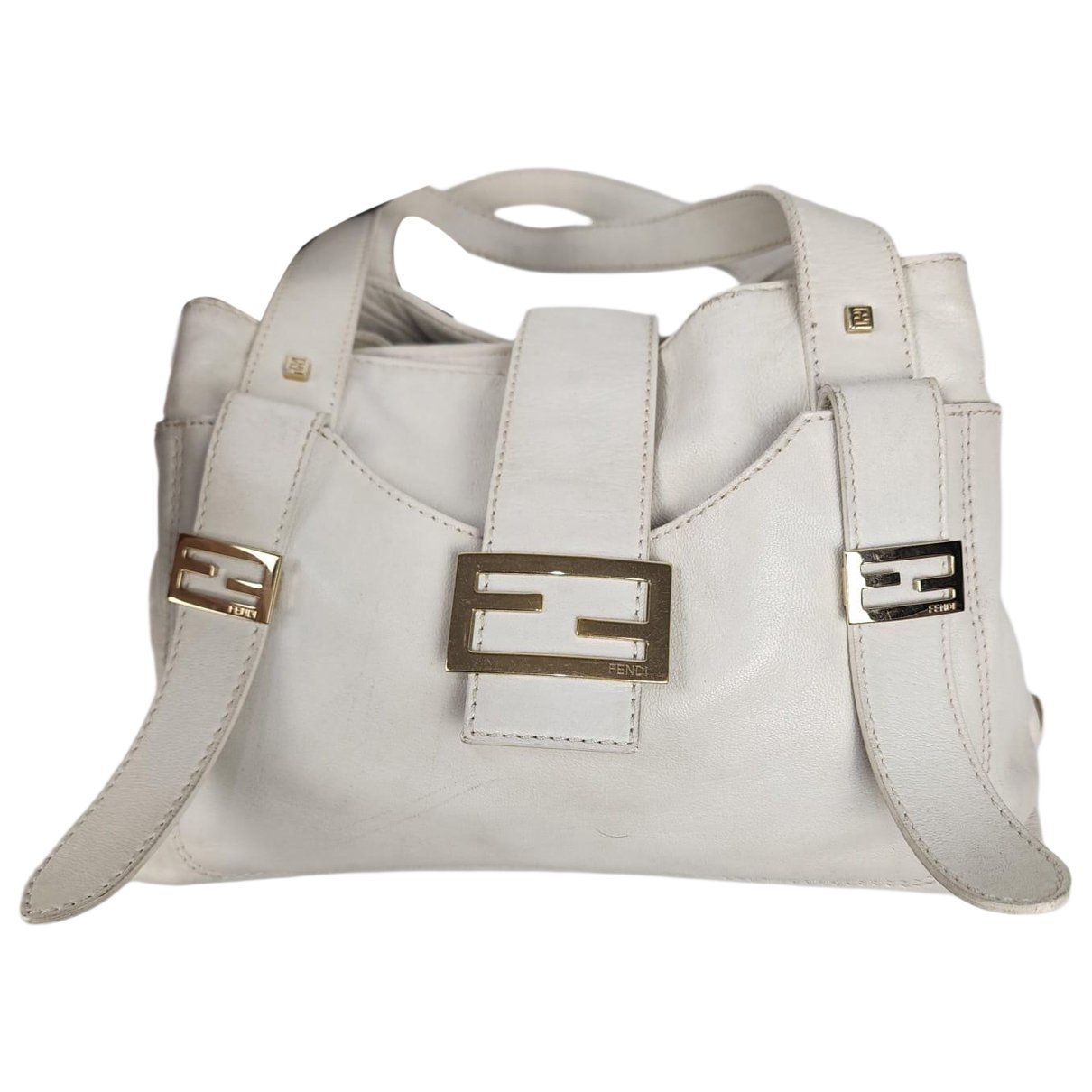 Baguette leather handbag