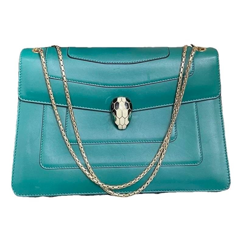 Serpenti leather handbag