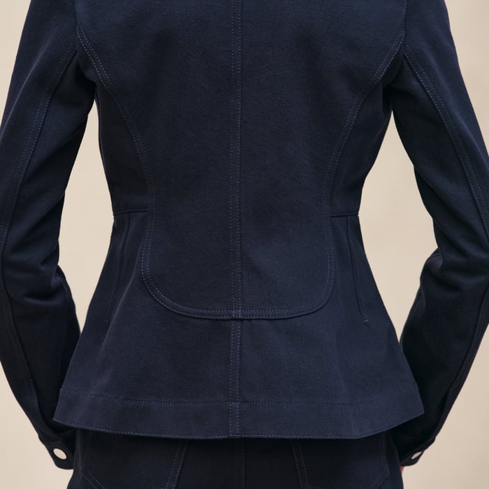 Bleu Noir Denim Equestrian Jacket