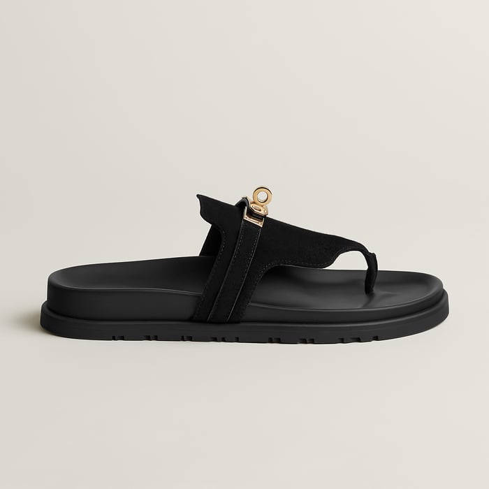 Noir Empire Sandal