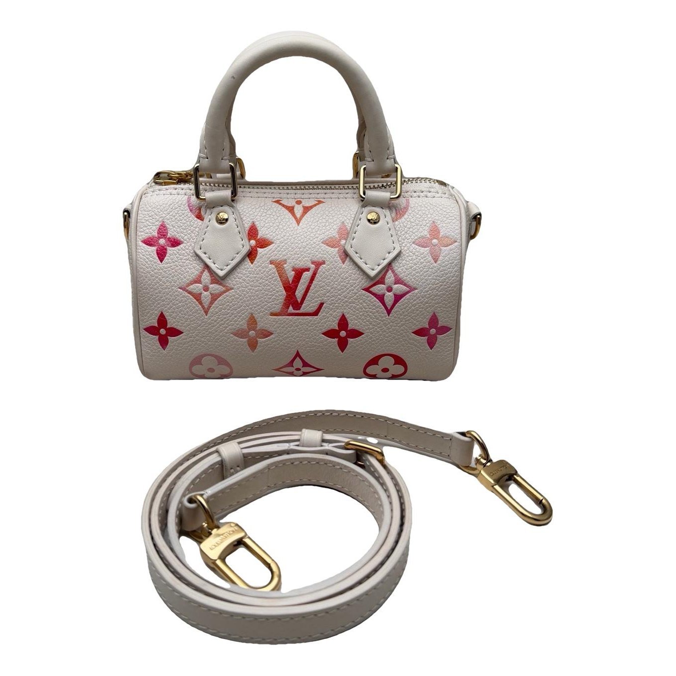 Nano Speedy / Mini HL leather handbag