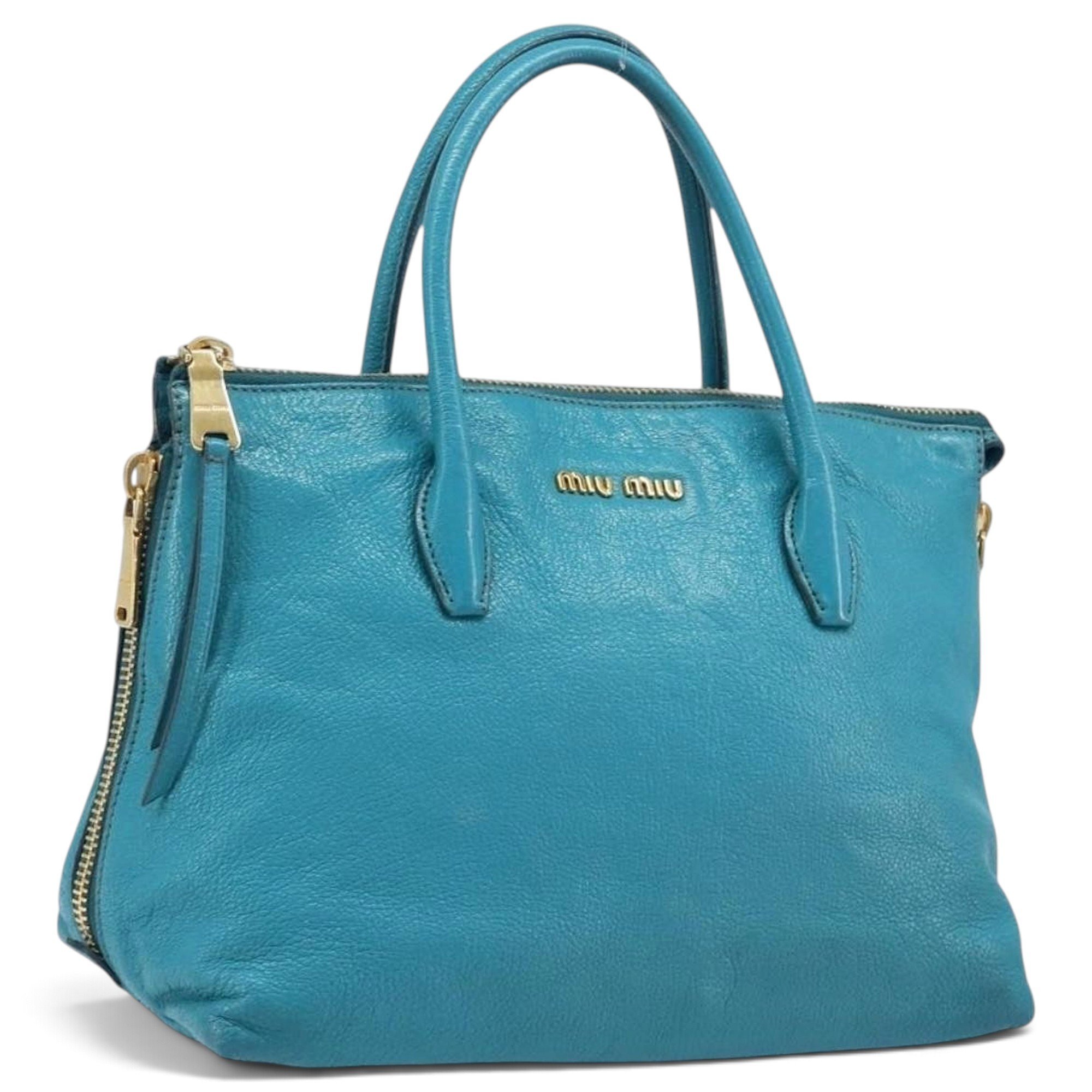 Miu Miu Leather tote