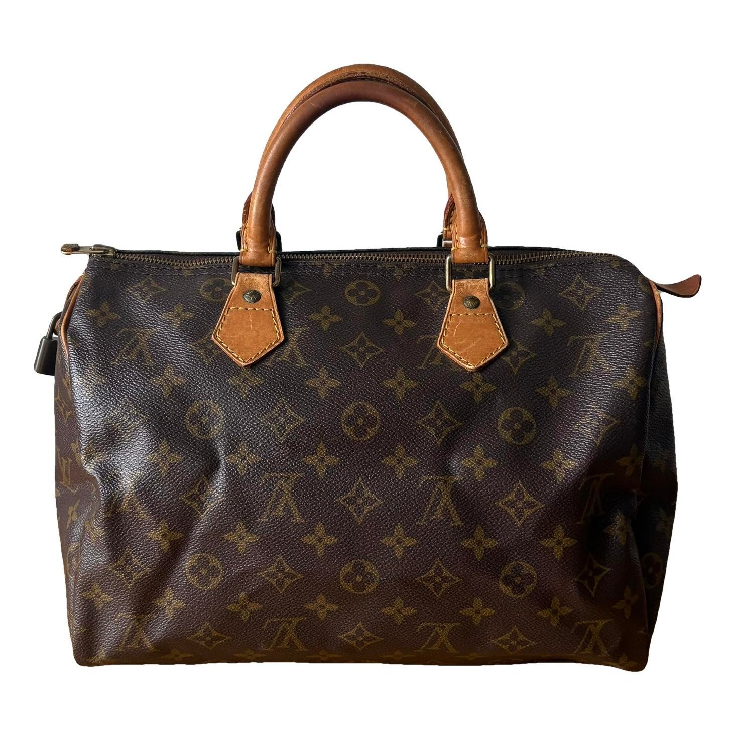 Speedy leather handbag