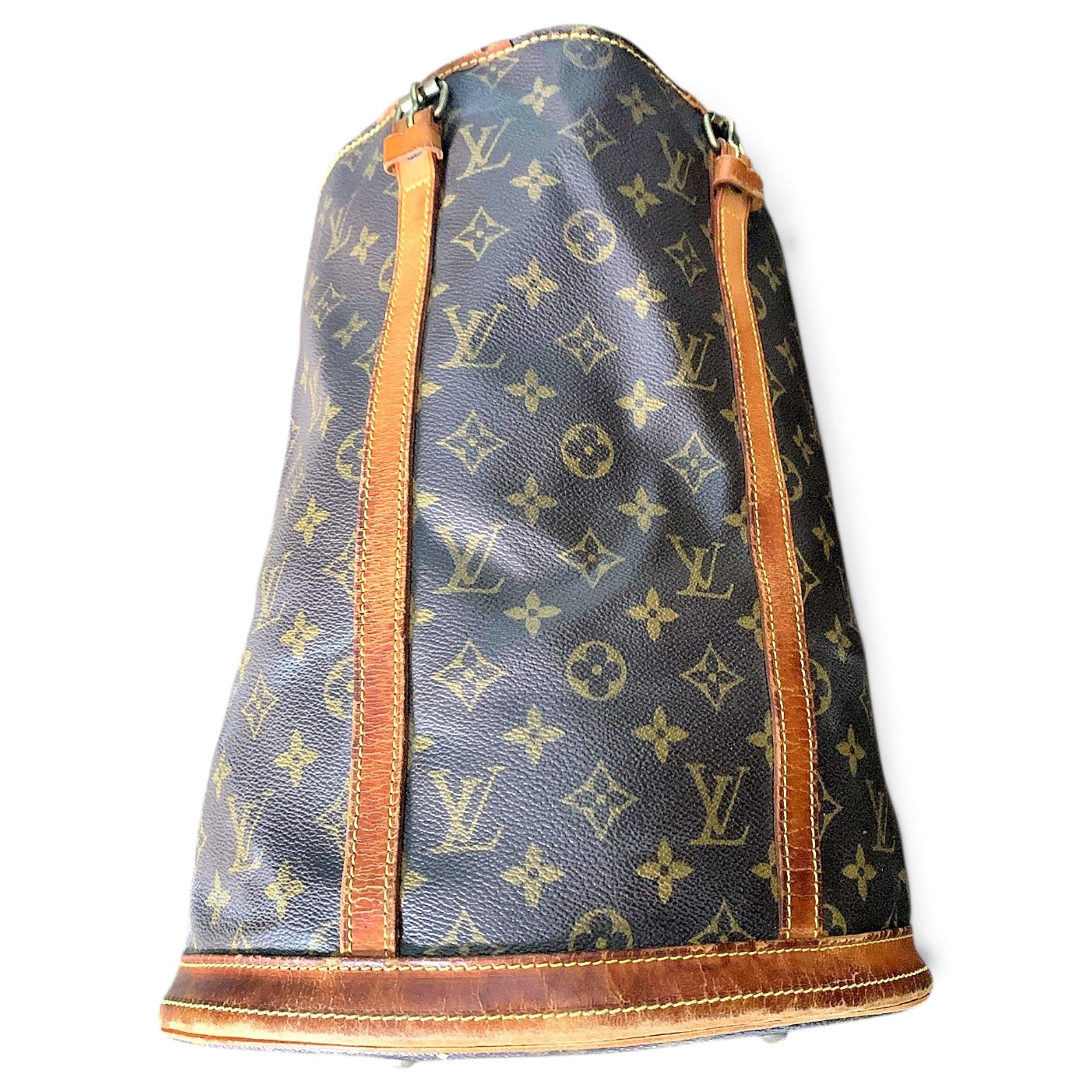 Patent leather handbag