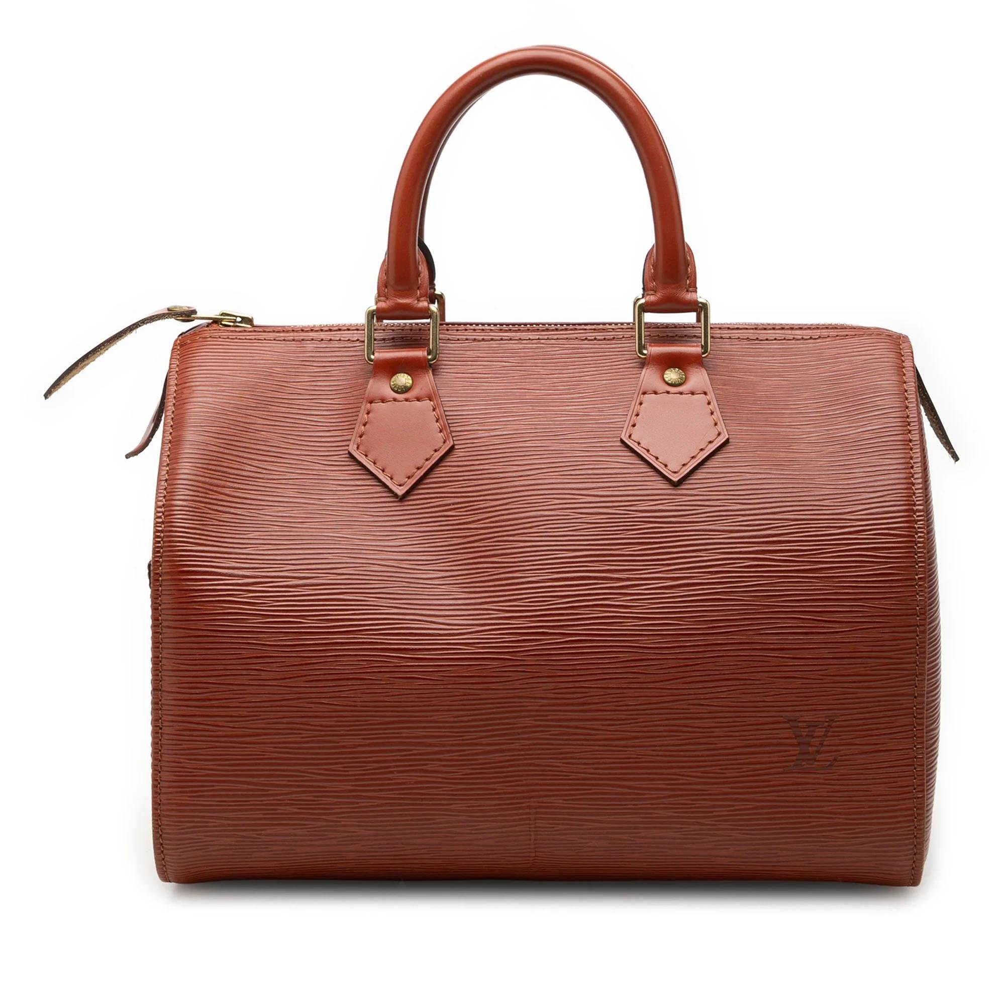 Speedy leather bag