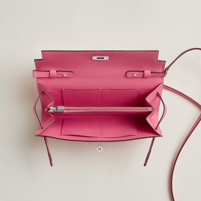 Rose Azalée Kelly Classique to Go Wallet