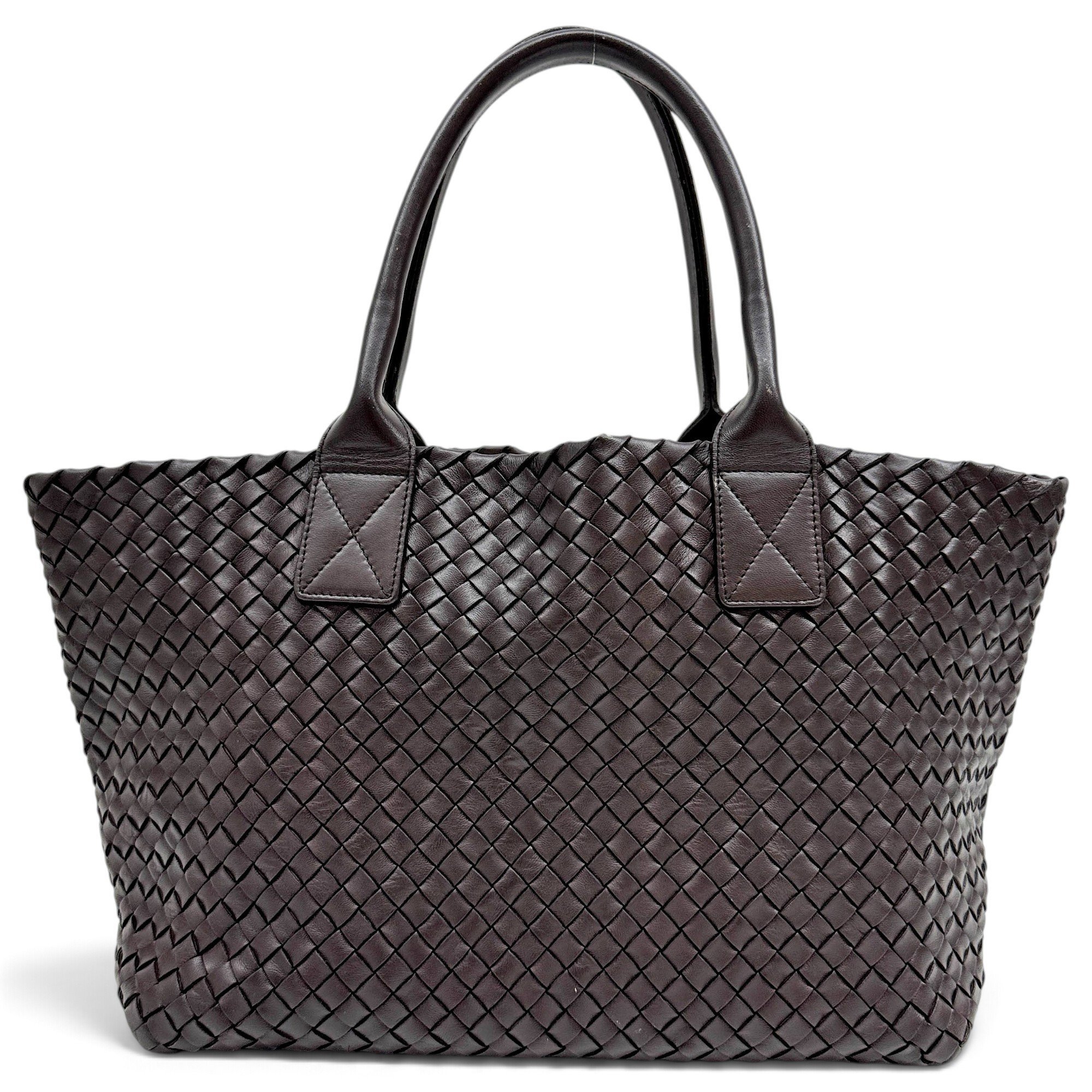 Fourre-Tout leather handbag