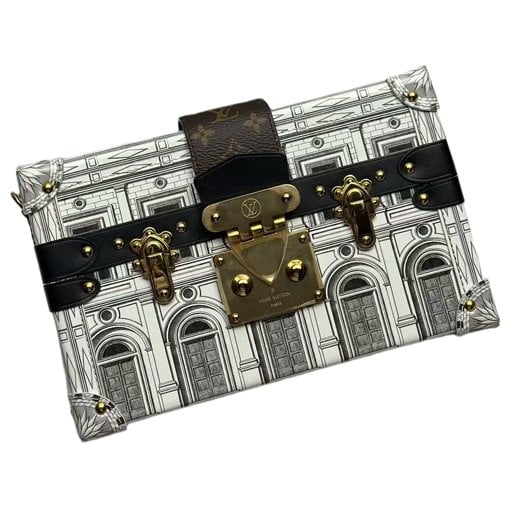 Pochette Trunk leather handbag