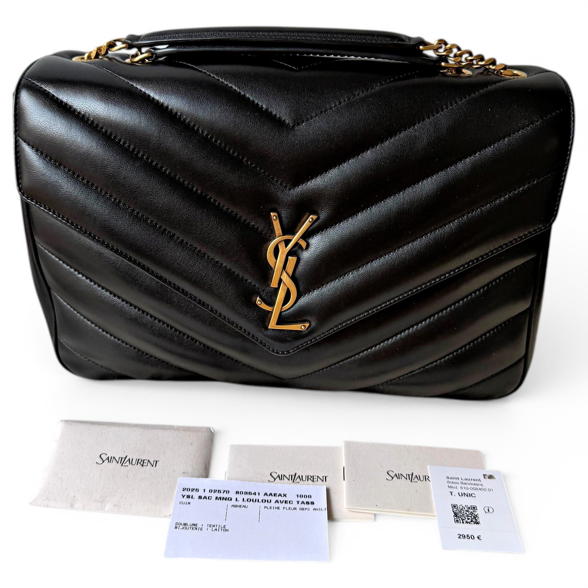 Loulou leather handbag