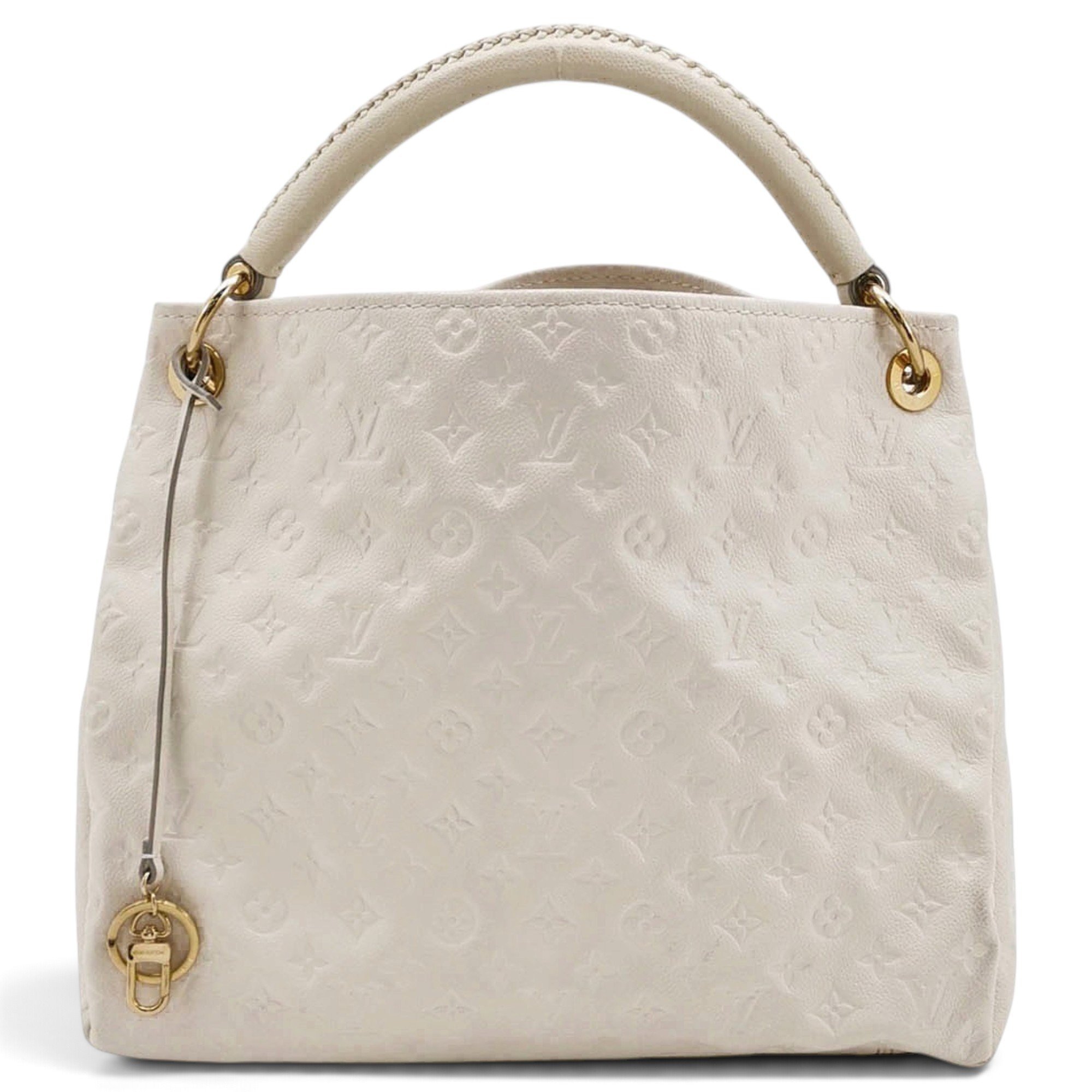 Artsy leather handbag