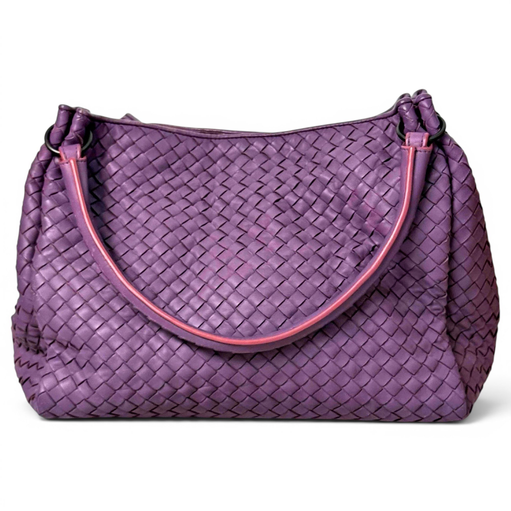 Parachute leather handbag