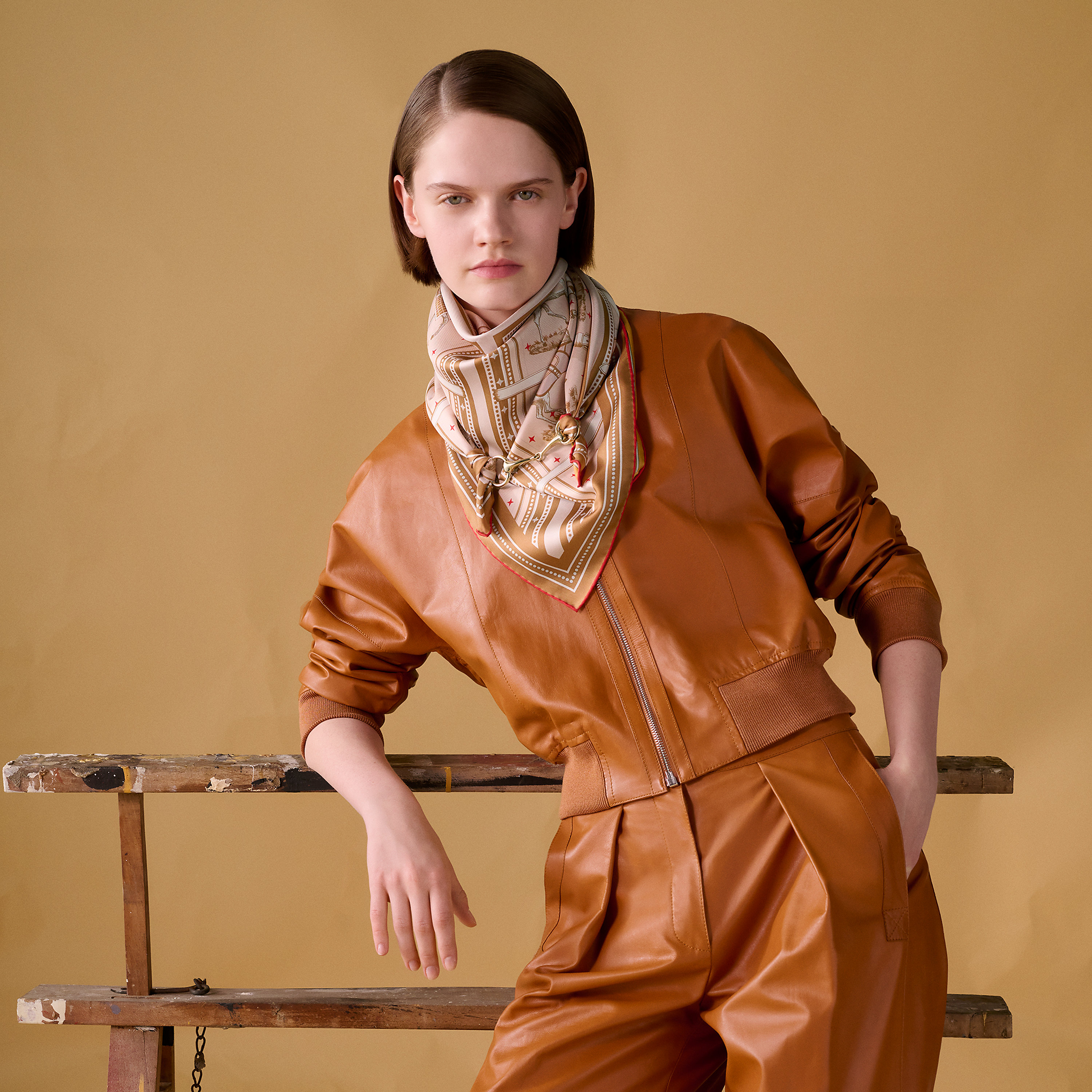 Couvertures et Tenues de Jour Bandana double face scarf 90
