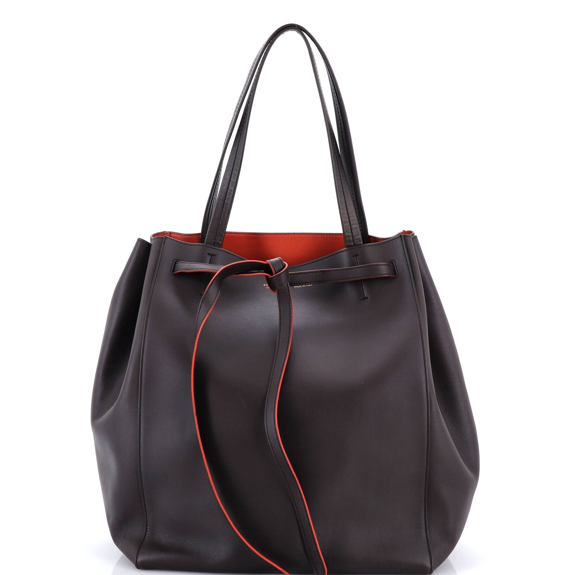 Celine Phantom Tie Cabas Tote Leather Medium