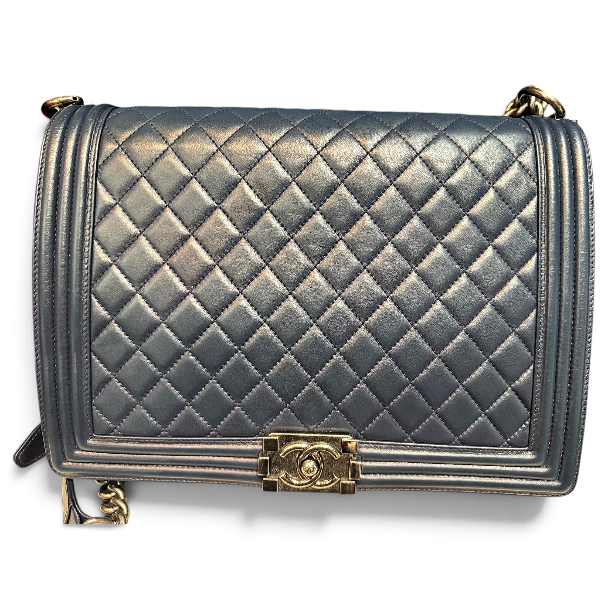 Boy leather crossbody bag