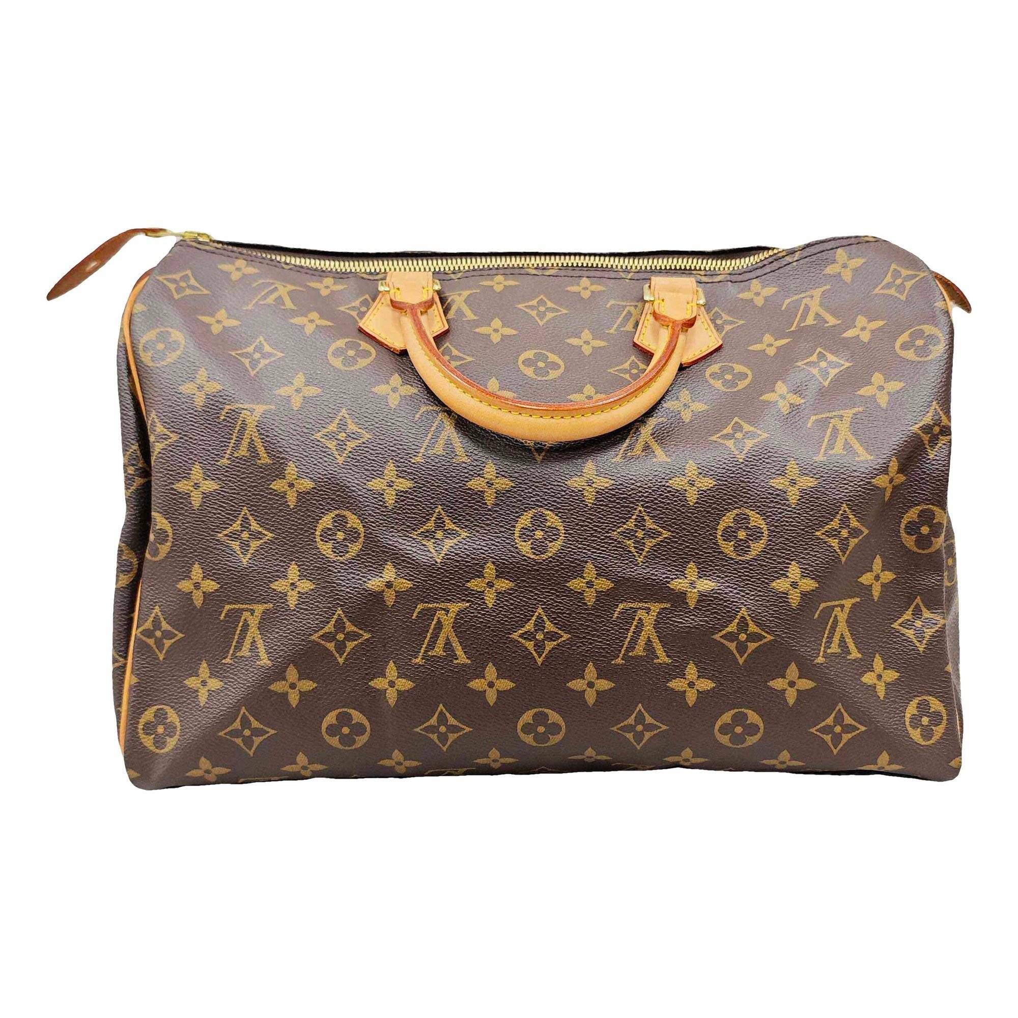 Speedy leather handbag