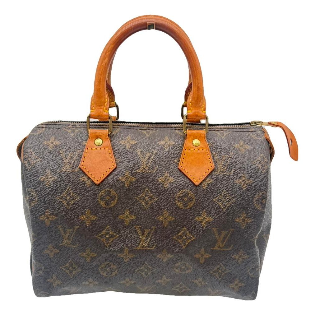 Speedy leather handbag