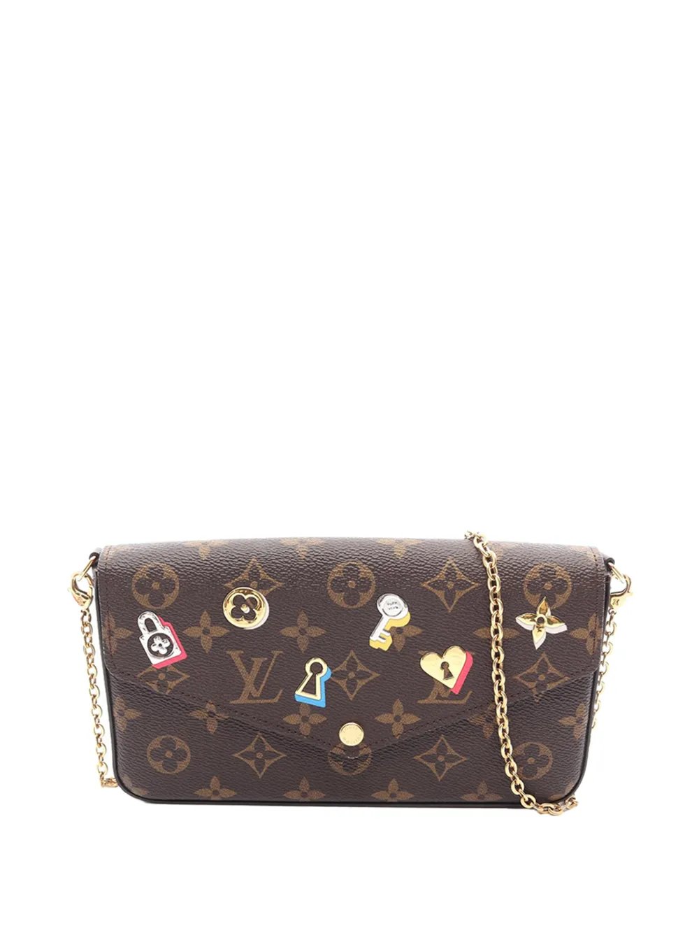 2018 Monogram Love Lock Pochette Felicie crossbody bag
