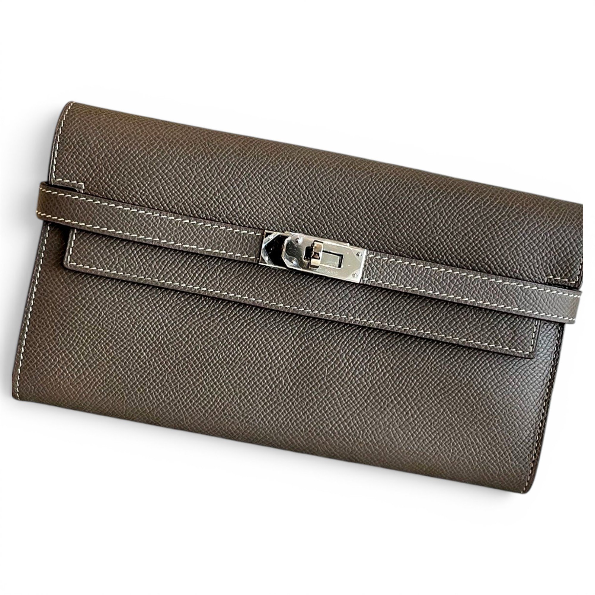 Kelly to go leather clutch bag