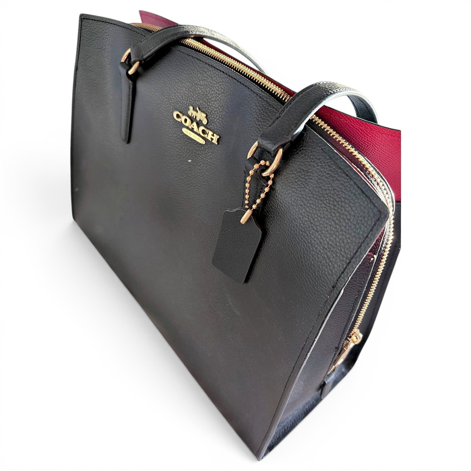 Leather tote