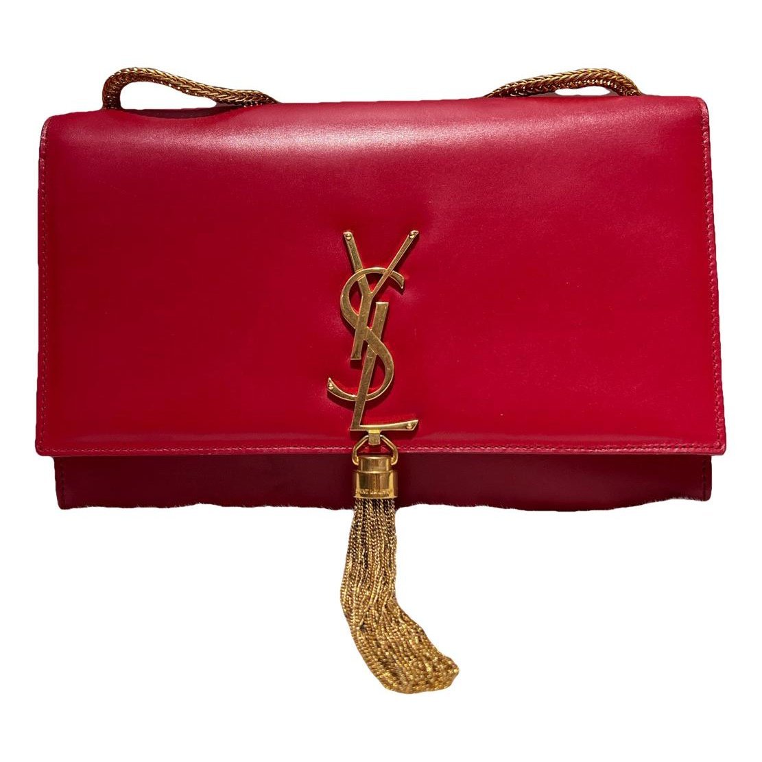 Pompom Kate leather handbag