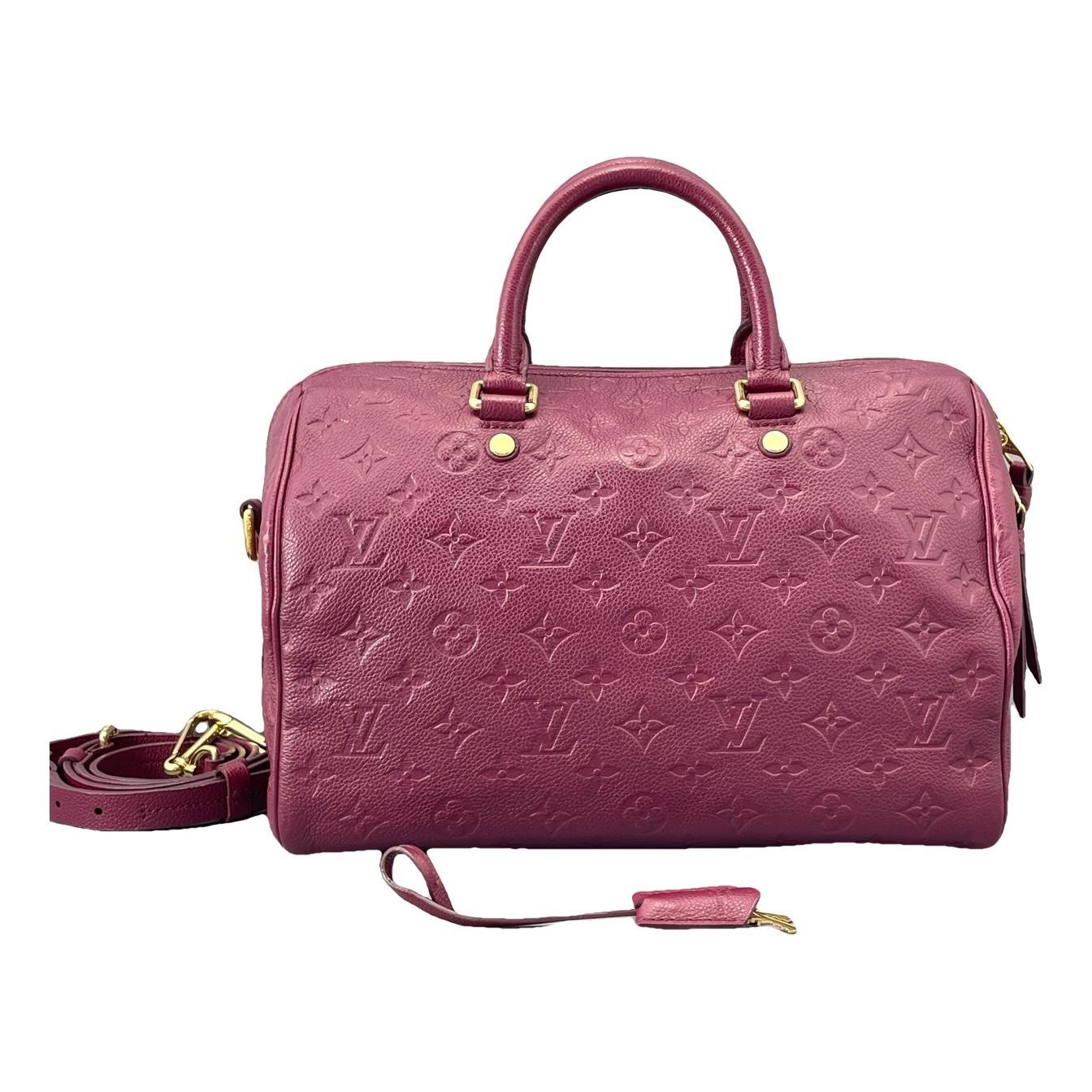 Speedy leather handbag