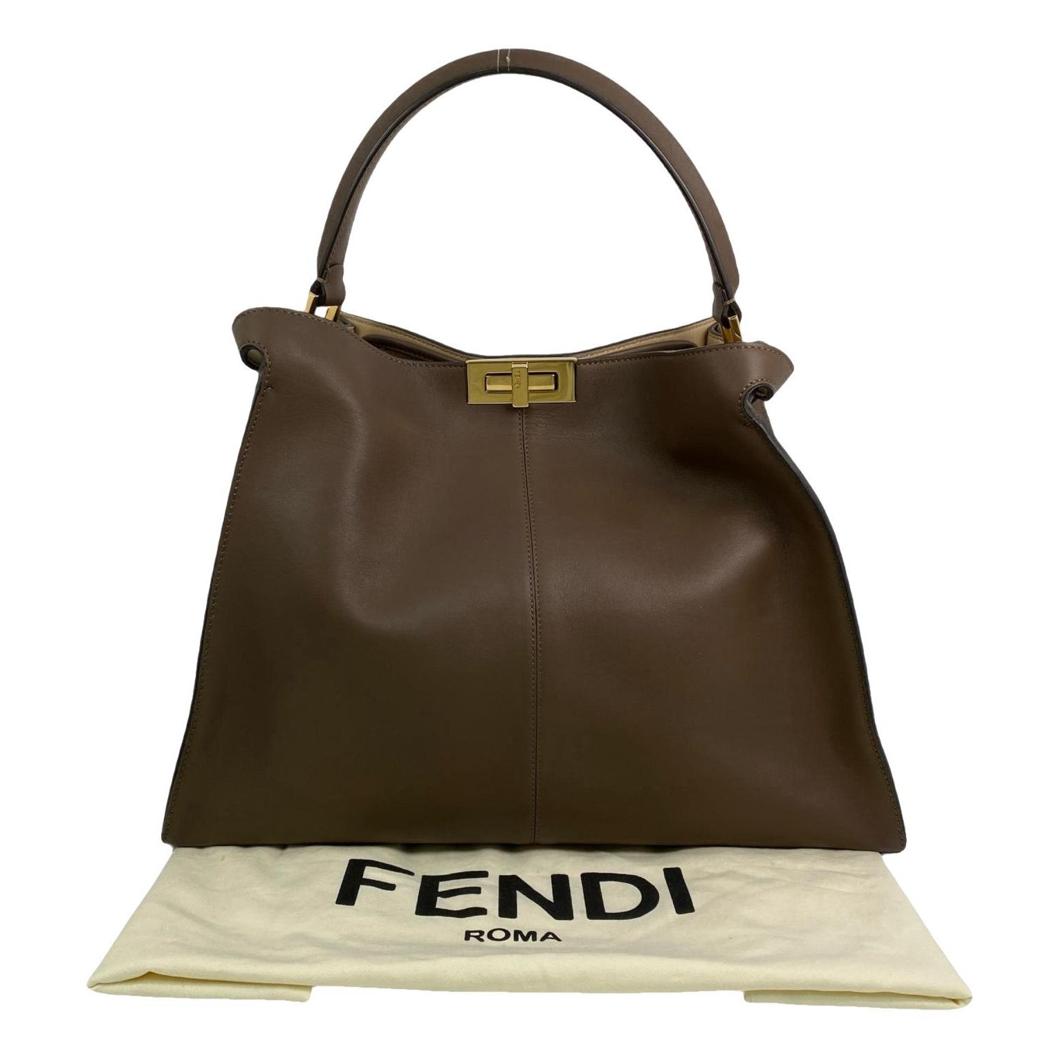 Peekaboo leather handbag