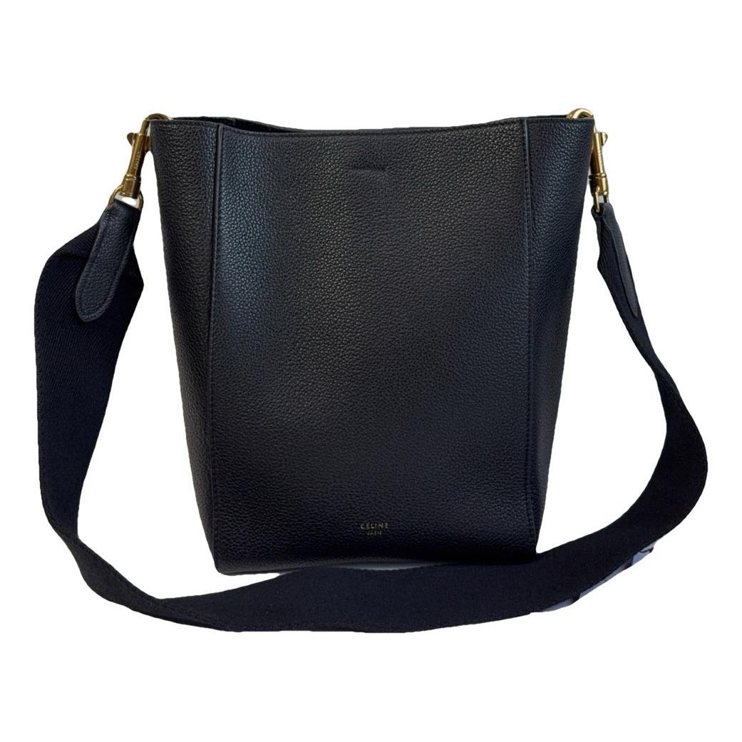 Seau Sangle leather handbag