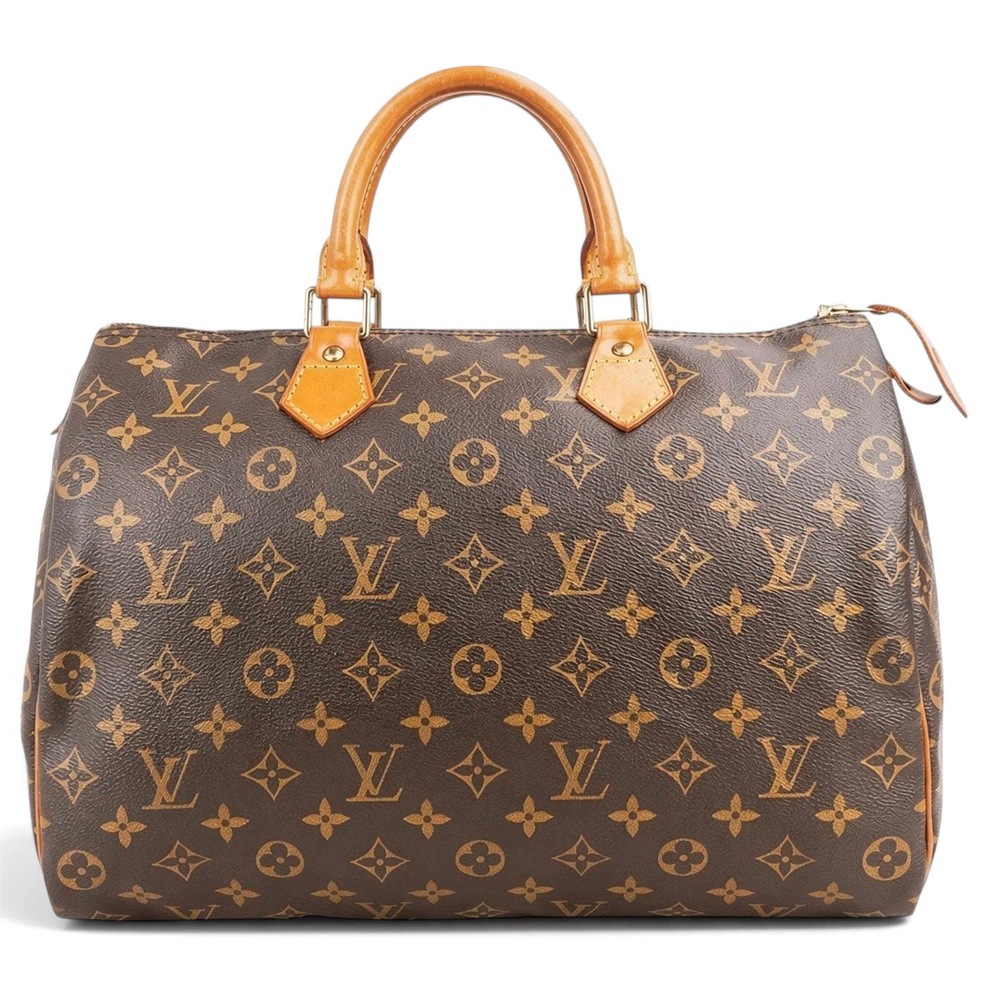 Speedy leather handbag