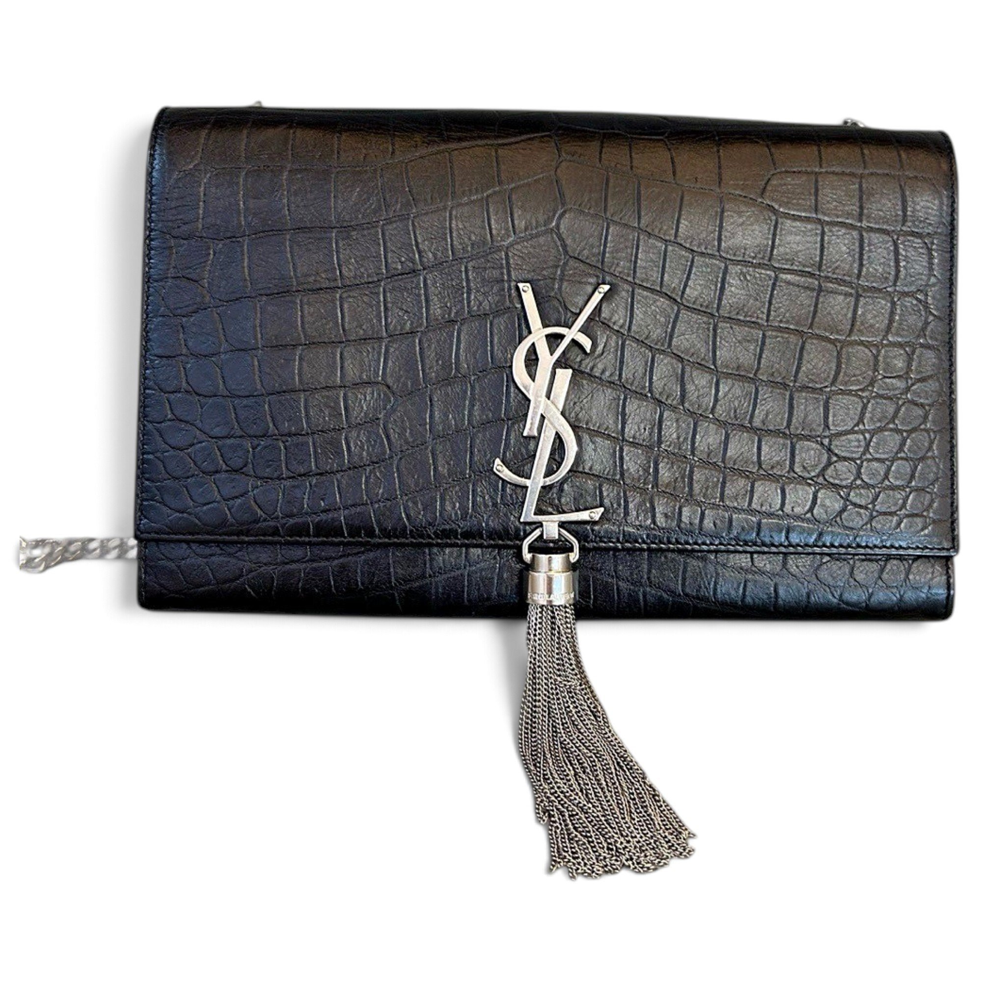 Pompom Kate leather crossbody bag