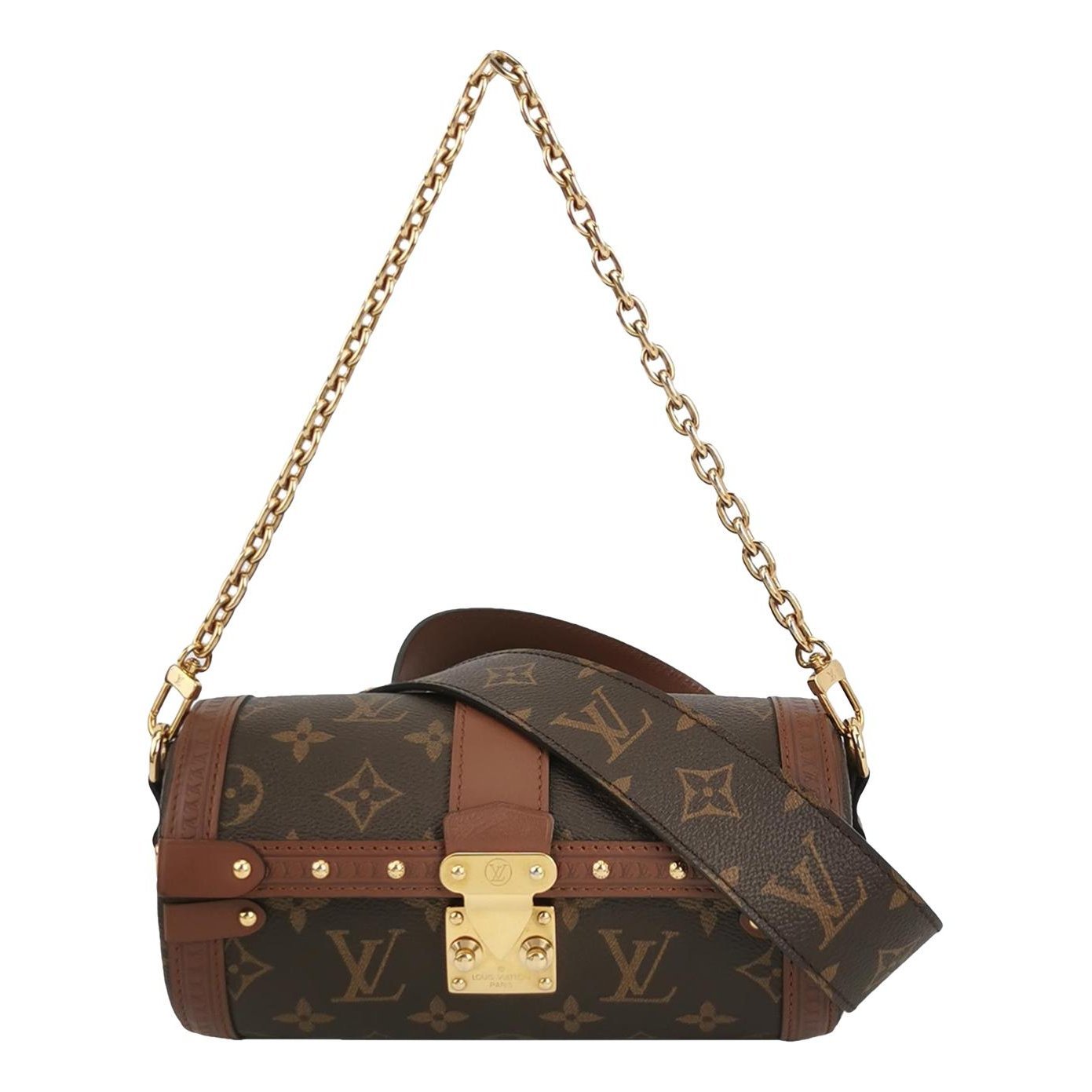 Papillon Trunk leather handbag