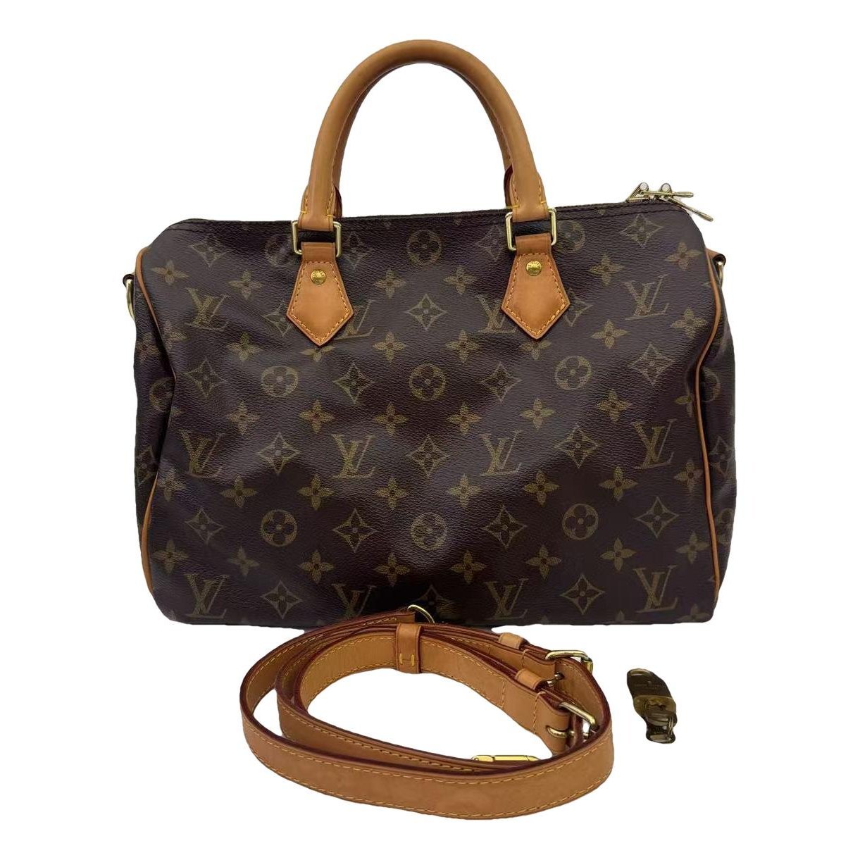 Speedy leather handbag