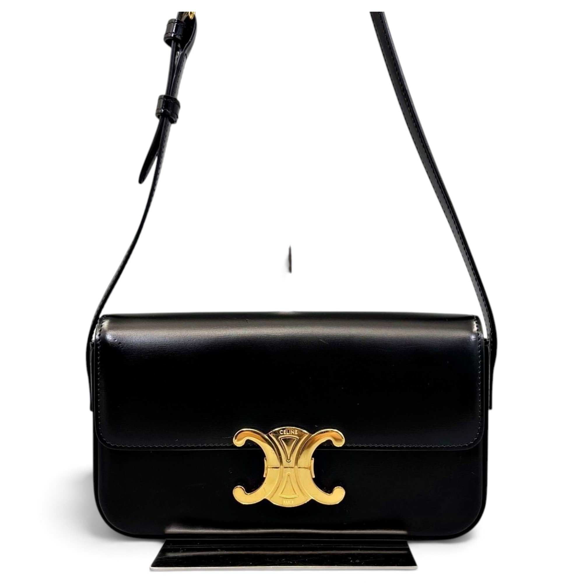 Celine Triomphe leather handbag