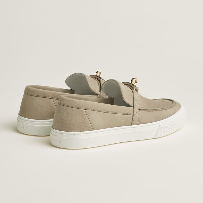Beige Esquisse Game Slip-on Sneaker