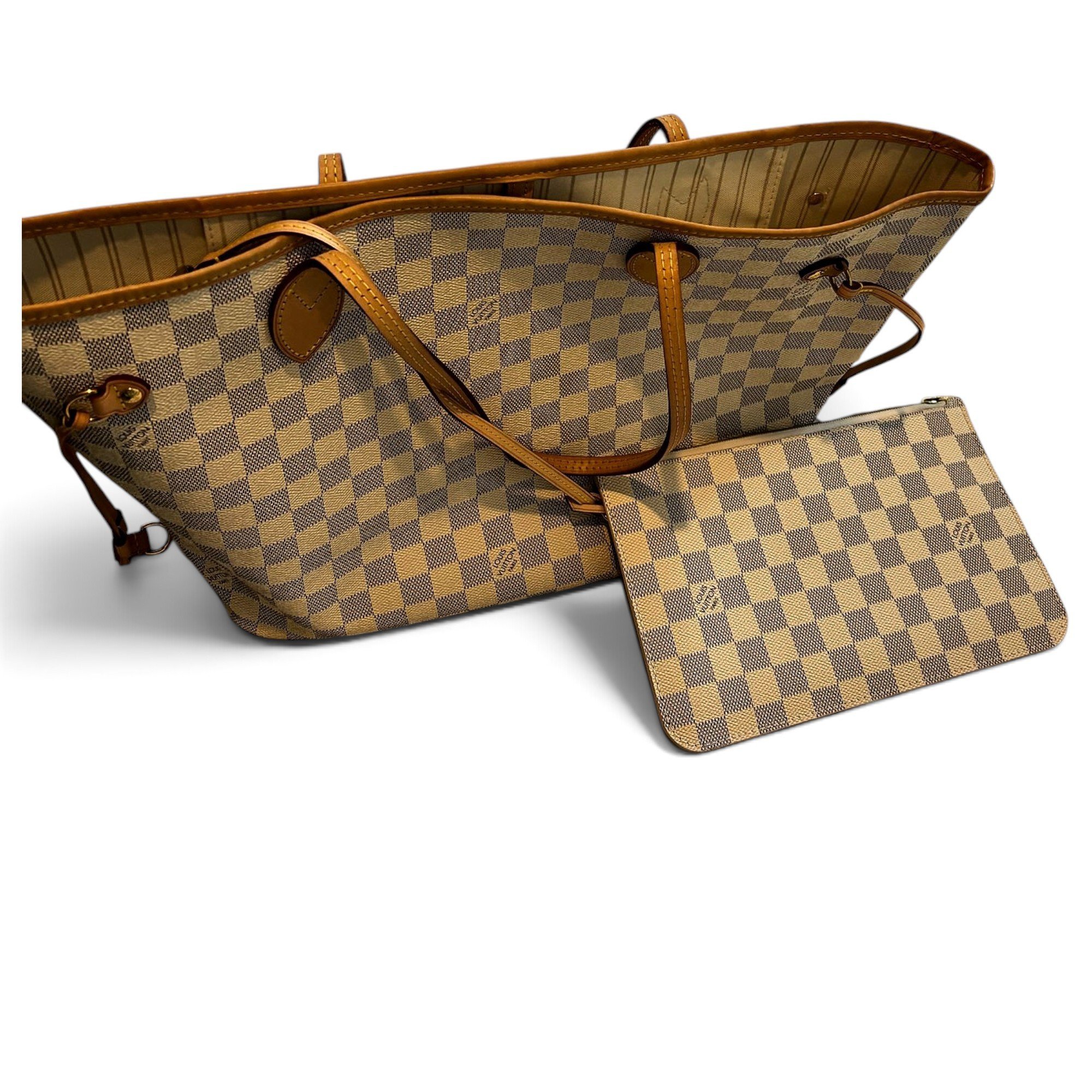 Neverfull leather tote