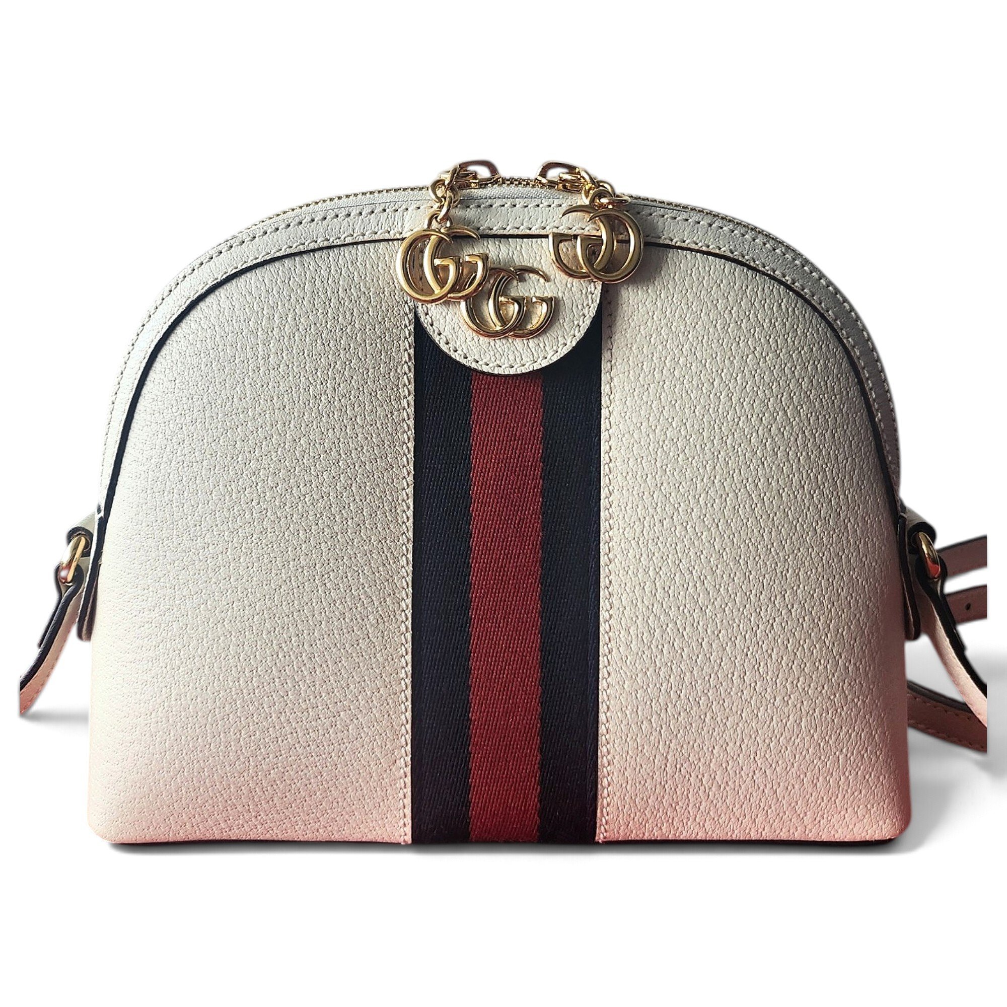 Ophidia Dome leather crossbody bag