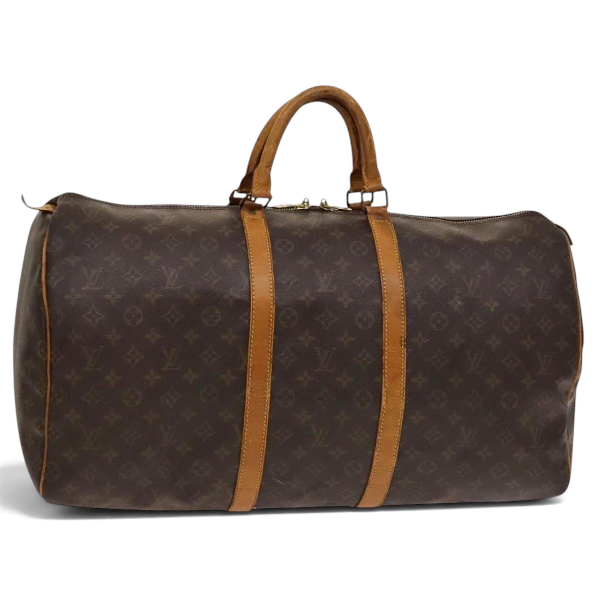 Leather bowling bag