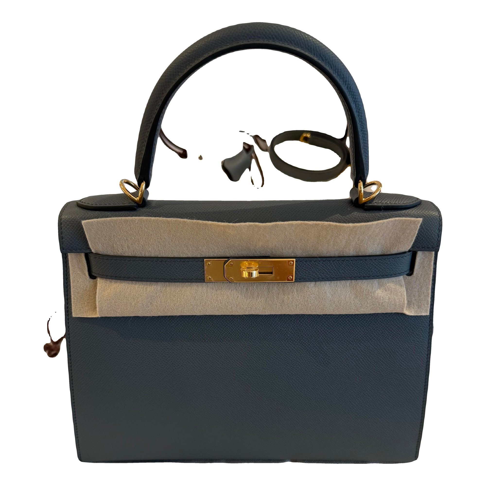 Kelly 28 leather handbag