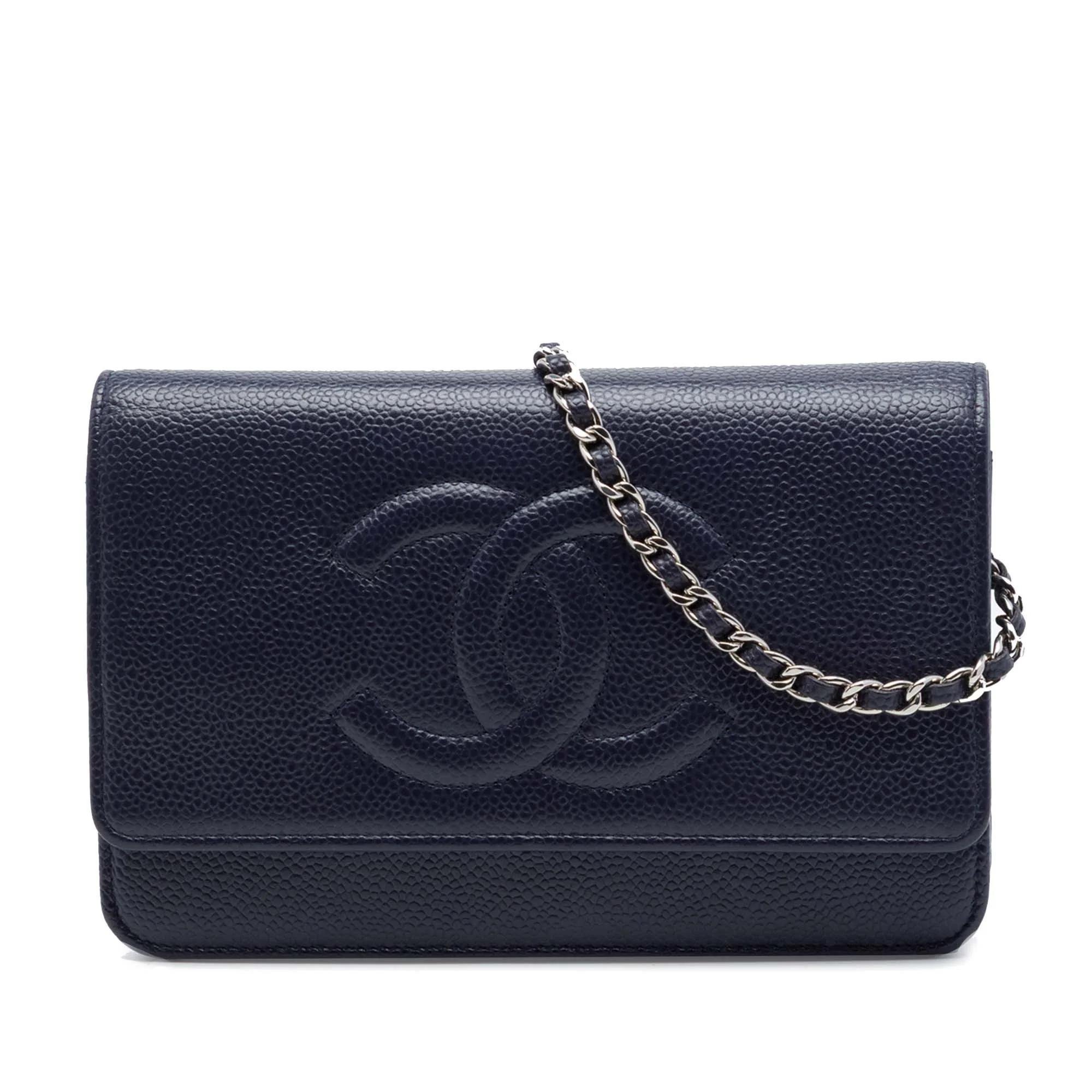 Wallet On Chain Timeless/Classique leather handbag