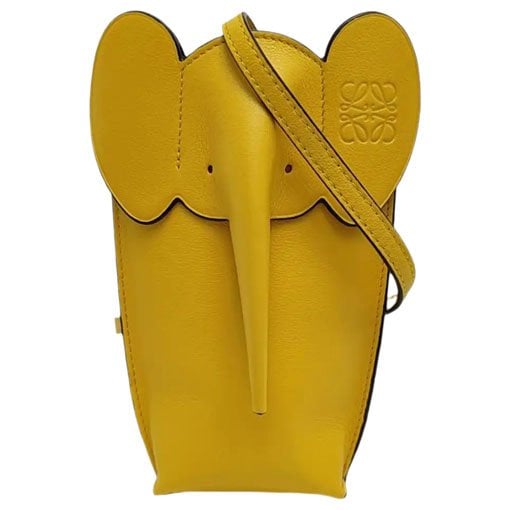 Animals leather crossbody bag