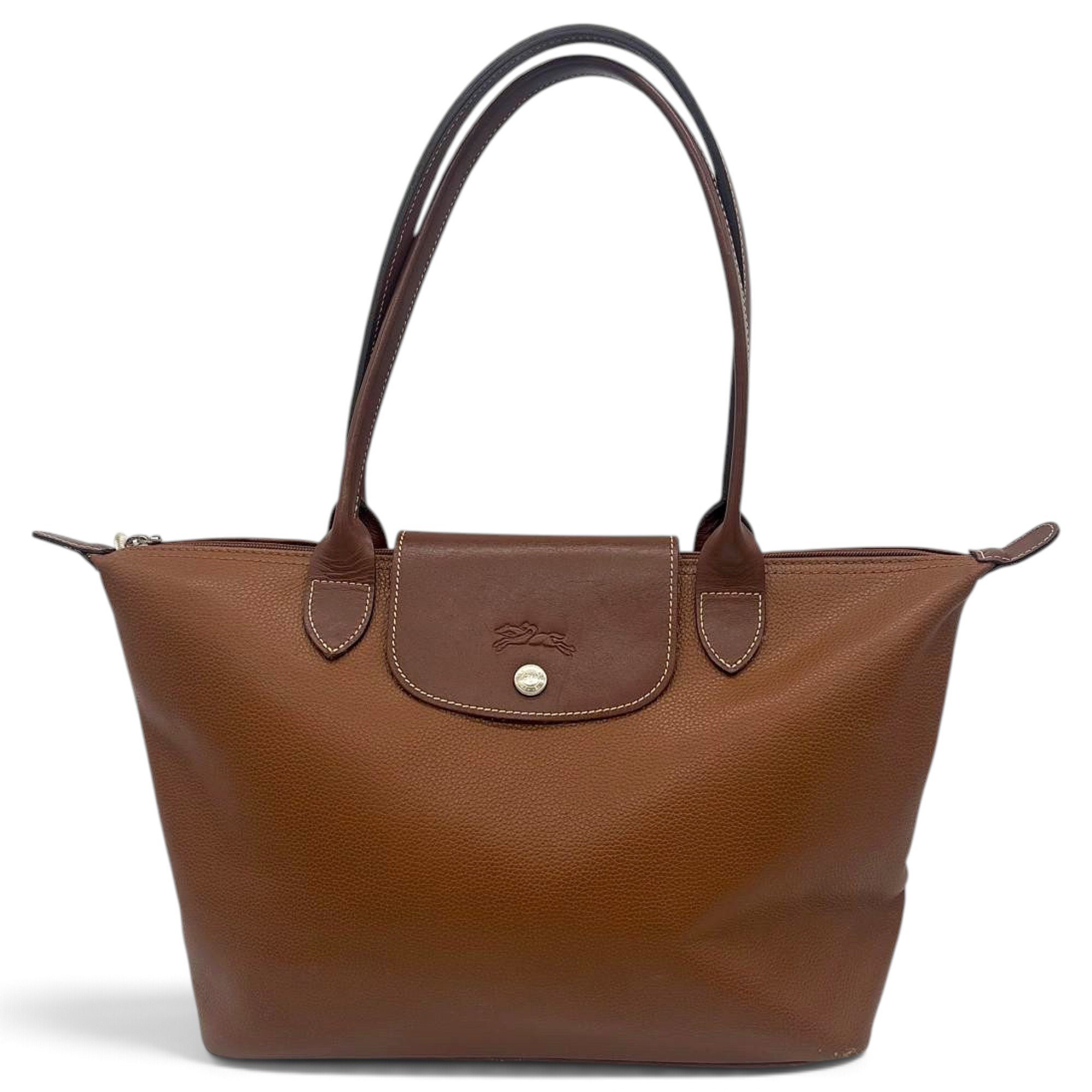 Pliage leather handbag