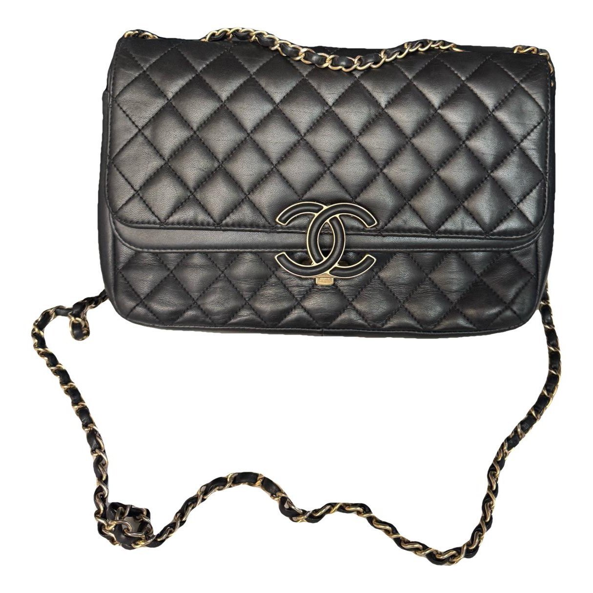 Coco Luxe leather handbag