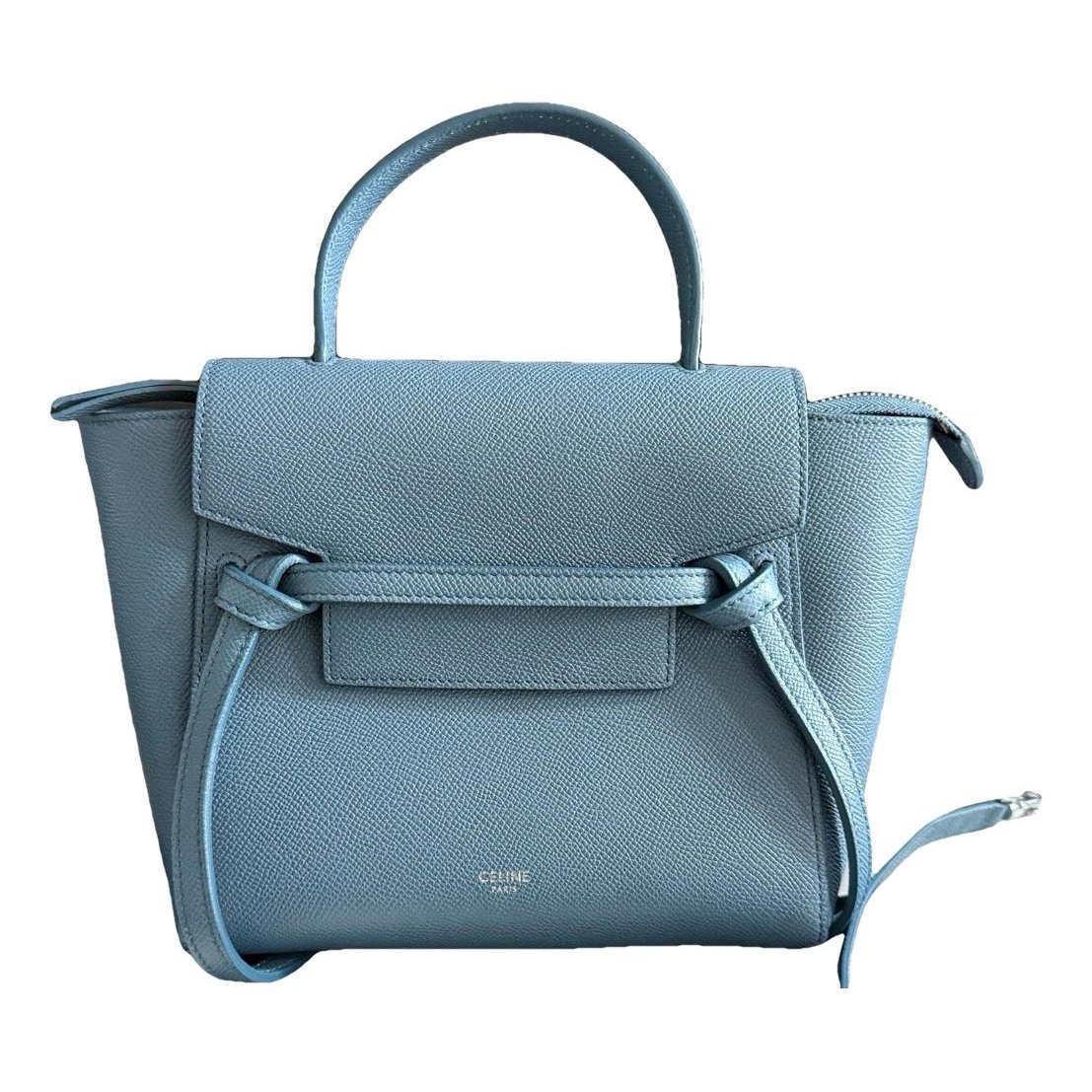Belt leather handbag
