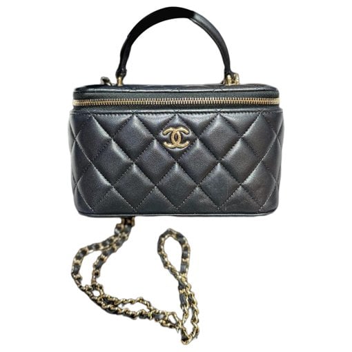 Trendy CC Vanity leather handbag