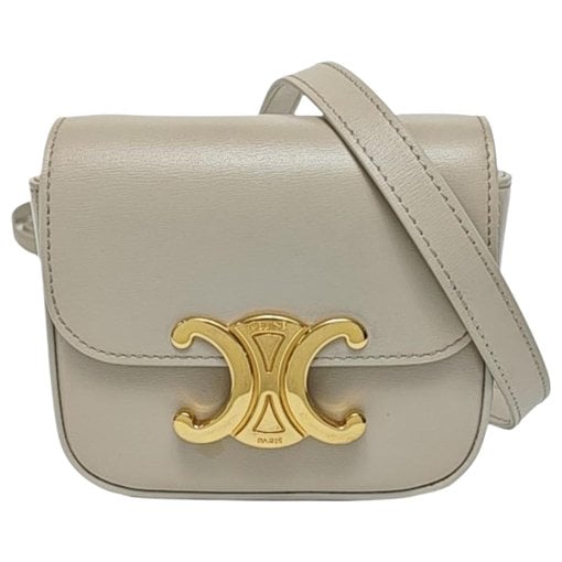 Triomphe leather mini bag