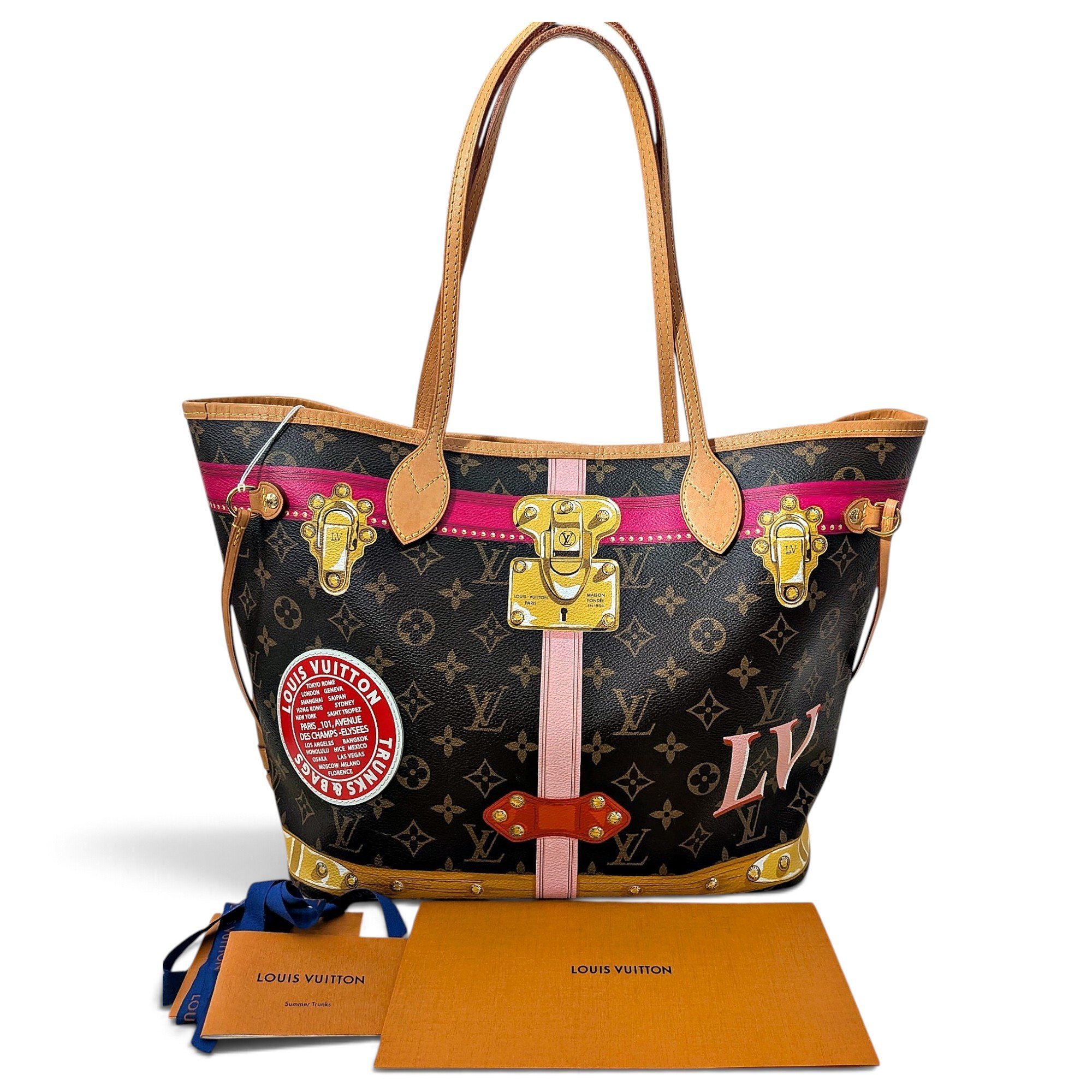 Neverfull leather tote
