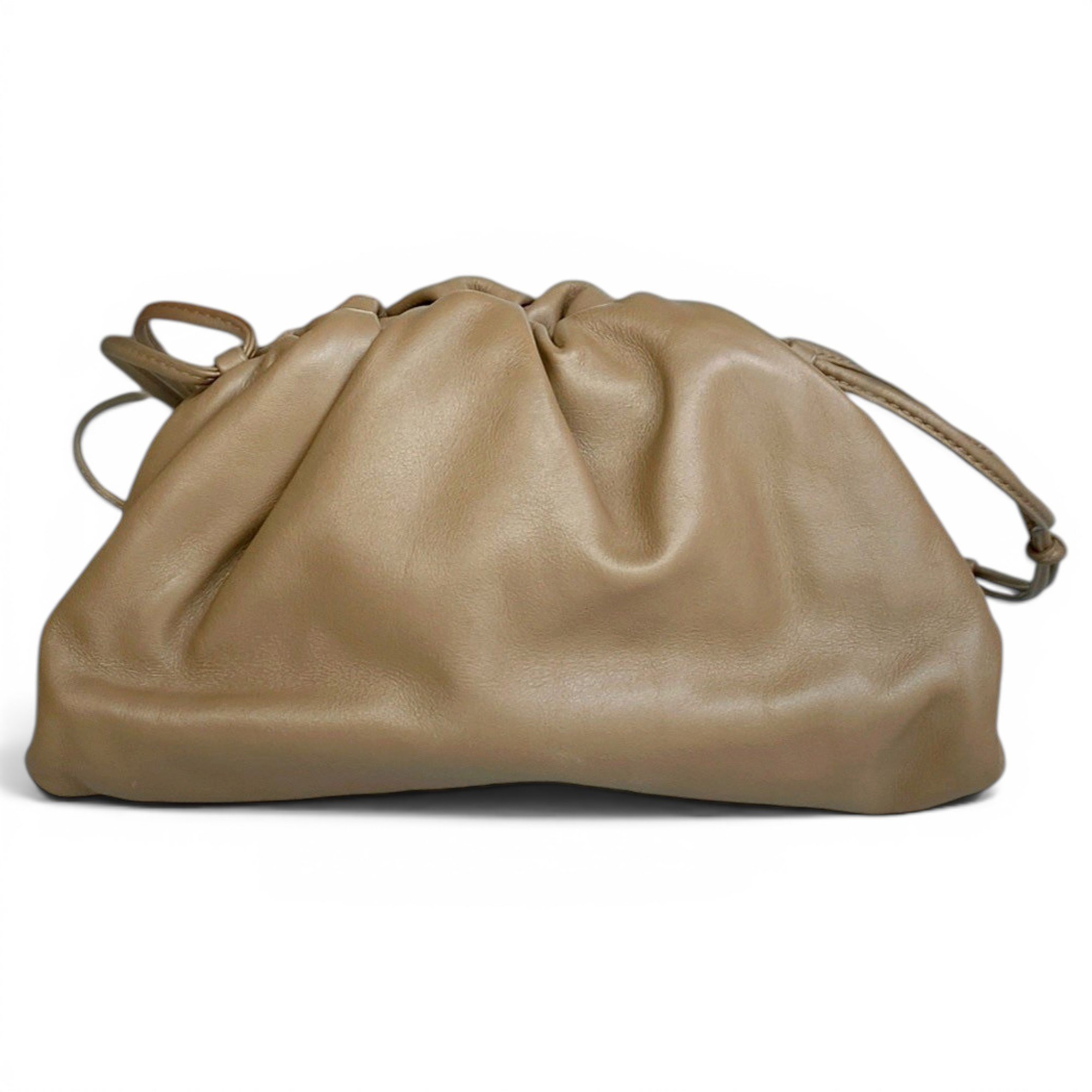Pouch leather crossbody bag