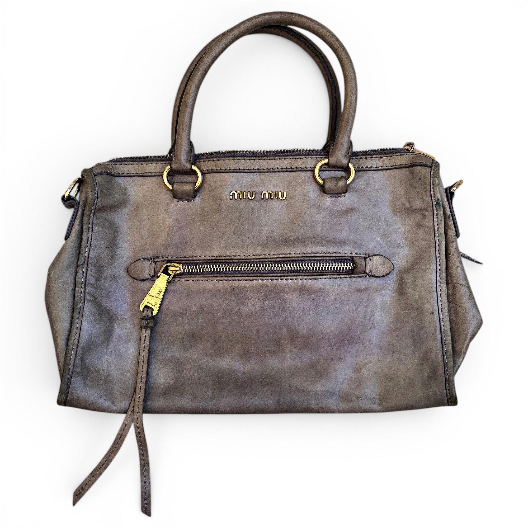 Vitello leather handbag