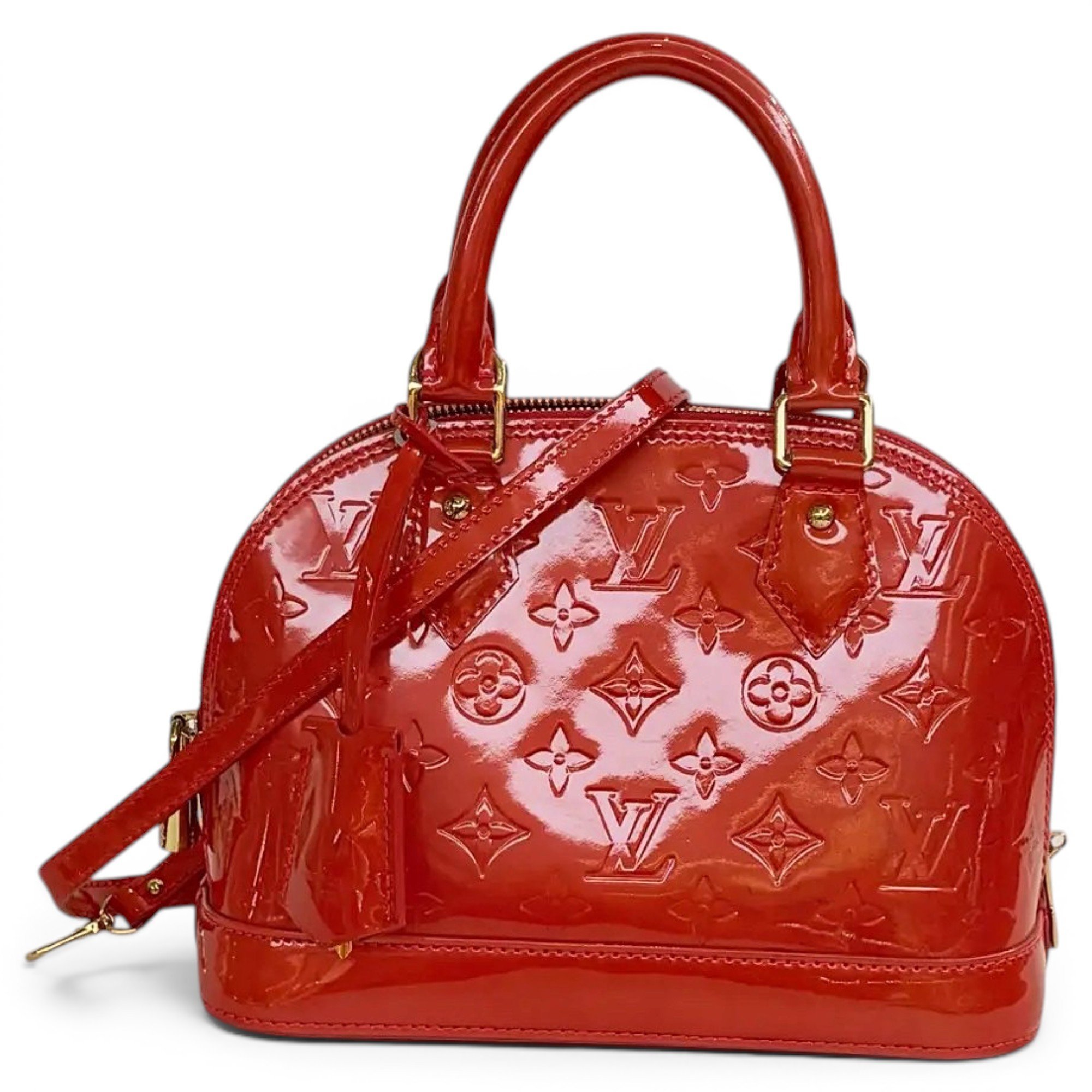 Alma BB patent leather handbag