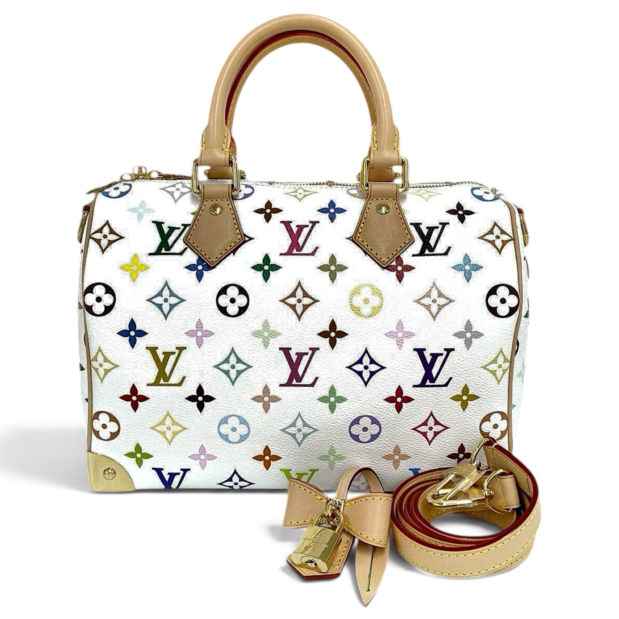 Speedy leather handbag
